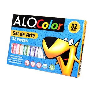 Set de plumones 32 piezas