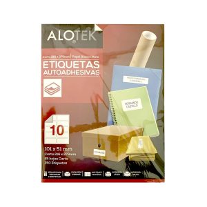 Etiqueta blanca ink-jet / laser 25 hojas 101 x 51 mm