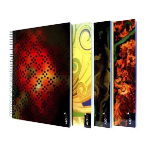 Cuaderno carta 7mm 150hj tapa dura litografiado