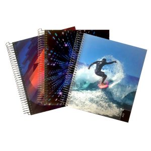 Cuaderno 1/2 oficio 5mm 180hj tapa dura diseños