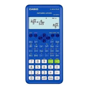 Calculadora científica 252 funciones color azul
