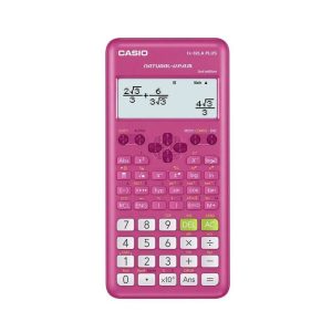 Calculadora científica 252 funciones color rosada