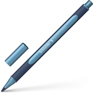 Bolígrafo roller tinta líquida 050 0,4mm metálico azul