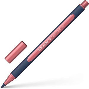 Bolígrafo roller tinta líquida 050 0,4mm metálico rojo