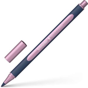 Bolígrafo roller tinta líquida 050 0,4mm metálico rosa