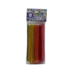Palos De Helado Colores 25 unidades Jumbo