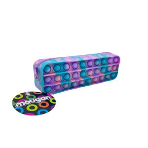 Estuche 1 cierre Pushpop Aqua