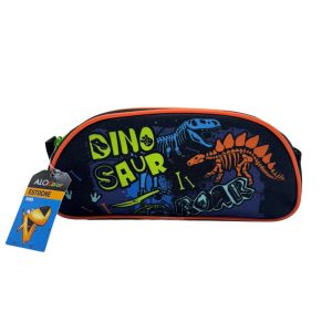 Estuche 1 cierre Dino Naranjo
