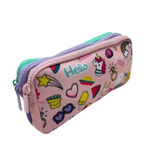 Estuche 3 cierres Girl Icon