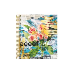 Cuaderno medio oficio 5MM 120 hojas Textil Torre surtido