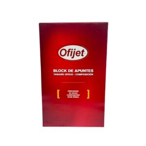 Block de apuntes 80 hojas composicion oficio