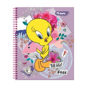 Cuaderno universitario 7MM 100 hojas Tweety Torre surtido