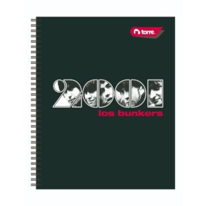 Cuaderno universitario 7MM 100 hojas Los Bunkers Torre surtido