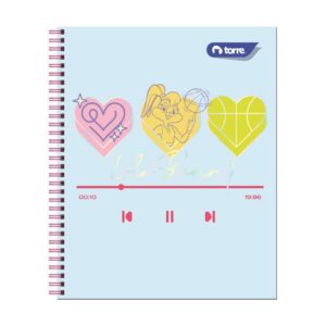 Cuaderno universitario 7MM 100 hojas Lola Bunny Torre surtido