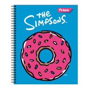 Cuaderno universitario 7MM 100 hojas Simpsons Torre surtido