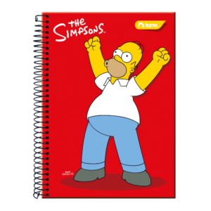 Cuaderno top 7MM 150 hojas Simpsons Torre surtido