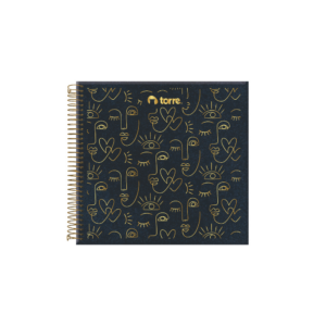 Cuaderno cuadrado 60 hojas Velvet puntos Torre surtido