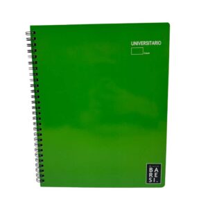 Cuaderno universitario croquis 100 hojas liso tapa gruesa colores surtidos