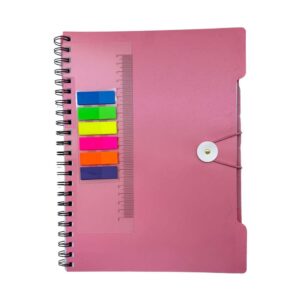 Cuaderno especial con elástico y separadores