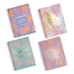 Cuaderno top 7MM 105 hojas Tropical Mooving surtido