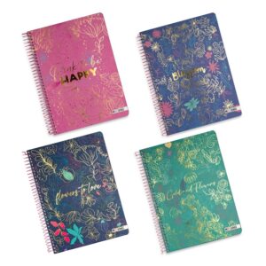 Cuaderno TOP 7MM 105 hojas Botanic Mooving surtido