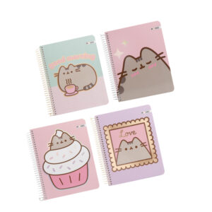 Cuaderno medio oficio 5MM 120 hojas Pusheen Mooving surtido