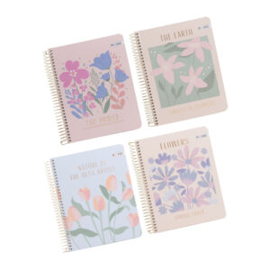 Cuaderno medio oficio 5MM 120 hojas Garden Mooving surtido