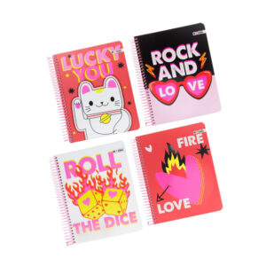 Cuaderno medio oficio 5MM 120 hojas Rocker Mooving surtido