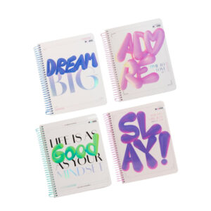 Cuaderno medio oficio 5MM 120 hojas Balloon Mooving surtido