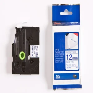Cinta rotuladora Brother 12mmx3mt azul/bco