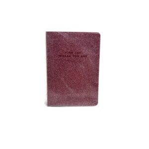 LIBRETA 12X17CM 96HJ ROSADA GLITTER