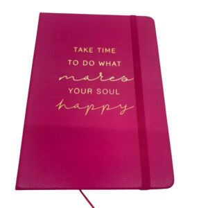 LIBRETA 14X20CM 80HJ ELAS FUCSIA