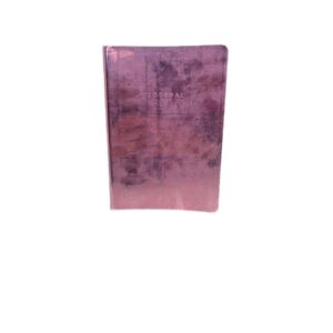 LIBRETA 14X20CM 96HJ ROSA METALICA
