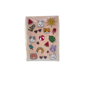 LIBRETA INFANTIL 64PG OSOS ROSADA