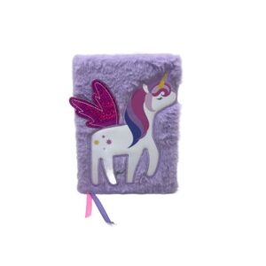 LIBRETA INFANTIL 64PG UNICORNIO LILA