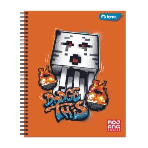 Cuaderno universitario 7MM 100 hojas Minecraft Torre diseños surtidos
