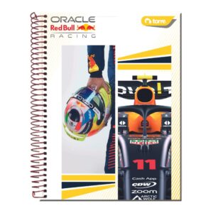 Cuaderno top 7MM 150 hojas Red Bull Racing Torre diseños surtidos