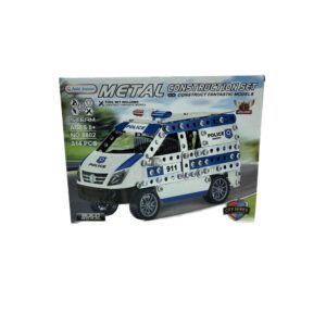 MECANO METAL CARRO DE POLICIA 314 PCS