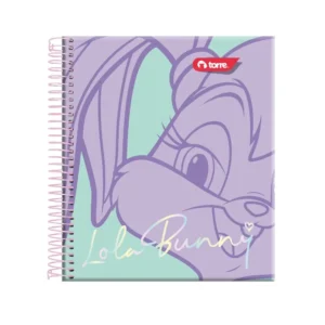 Cuaderno medio oficio 7mm 150 hojas Lola Bunny Torre diseños surtidos