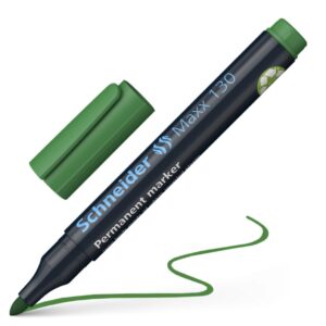 Marcador permanente 130 verde