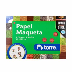 Bolson Papel Maqueta 25X35cm 6 pliegos 10 diseños