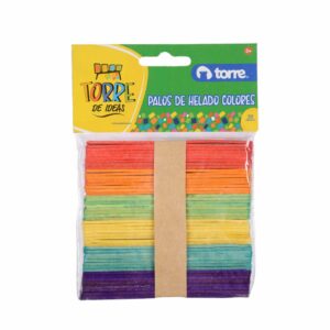 Palos De Helado Colores 50 unidades