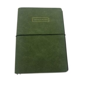 LIBRETA 14X20CM 92HJ ELAS VERDE MUSGO