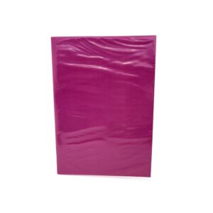 Carpeta plastificada of c-fastener rosada
