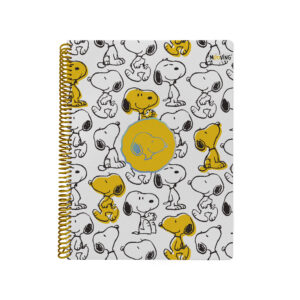 Cuaderno universitario 7MM 100 hojas Snoopy diseños surtidos