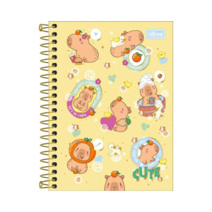 Cuaderno carta 100 hojas Capyclub Tilibra diseños surtidos