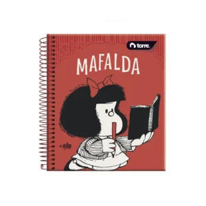 Cuaderno pocket 5MM 90 hojas Mafalda Torre diseños surtidos