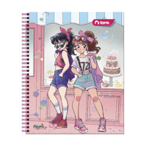 Cuaderno universitario 7MM 100 hojas Anime Torre diseños surtidos