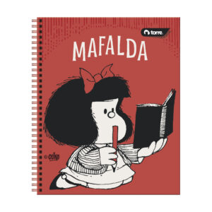 Cuaderno universitario 7MM 100 hojas Mafalda Torre diseños surtidos