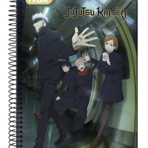 Cuaderno top 7MM 150 hojas Jujutsu Kaisen Torre diseños surtidos